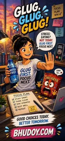 Stress-Eating? Not Today Bhudoy von Pogi Glug, Glug, Glug! wallpaper preview